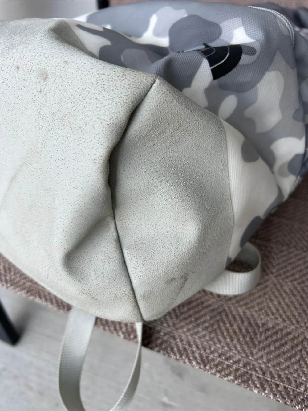 The North Face Gray and White Camo Backpack - Men's Daypack